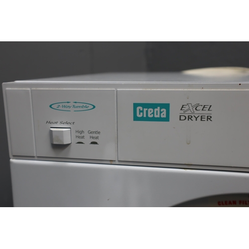 548 - Creda T322VW Compact Tumble Dryer, Two Heat Setting, approx 19