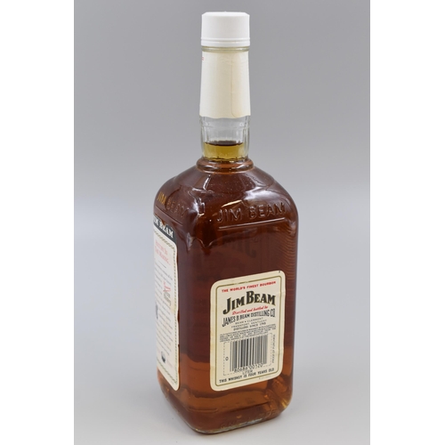 472 - 1 Ltr Sealed Bottle of Jim Beam Kentucky Straight Bourbon Whiskey