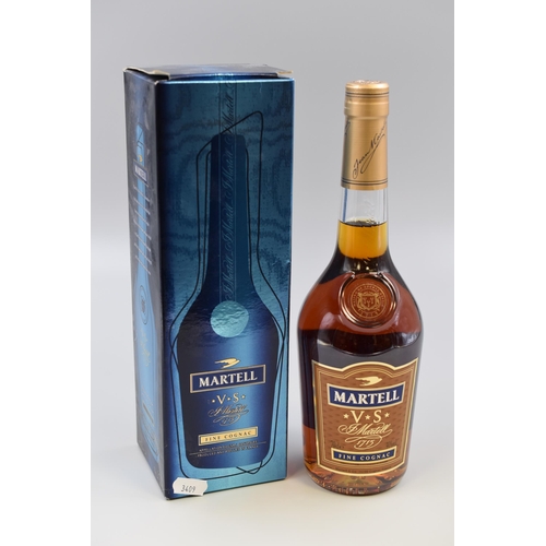 478 - Boxed Sealed Bottle of Martell Fine Cognac 40% 750ml