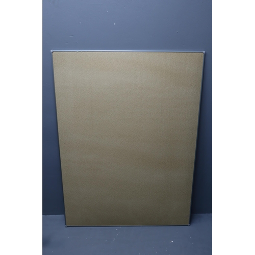 580 - New Boxed Cork Notice Board 105cm x 75cm