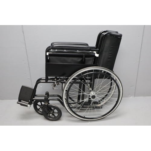 581 - Foldable Wheelchair with Footrests