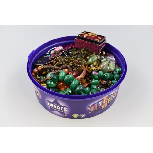 482 - Tub of Assorted Jewellery, mainly Necklaces