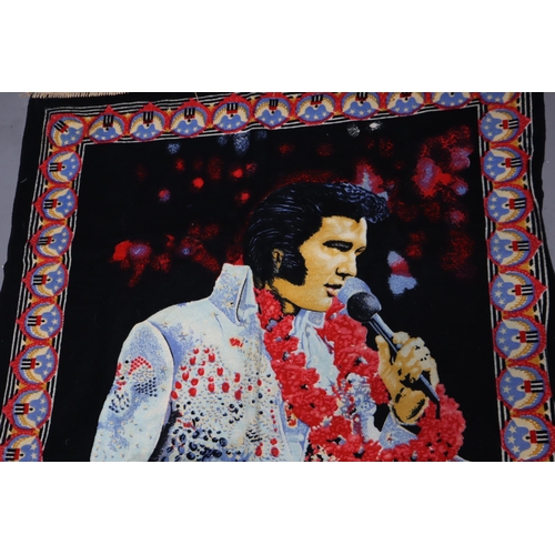 584 - Vintage Elvis Wall Tapestry 56” x 35”