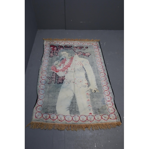 584 - Vintage Elvis Wall Tapestry 56” x 35”