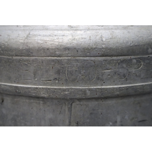 601 - Large Vintage Milk Churn with Lid Marked Associated Daires, Newcastle-On-Tyne (28”)