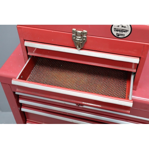 656 - Selection of 2 Tool Boxes including Outdoor Storage Red Tool Box Approx 14