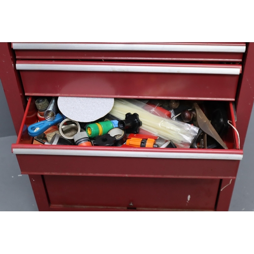 656 - Selection of 2 Tool Boxes including Outdoor Storage Red Tool Box Approx 14