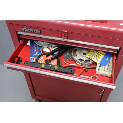 656 - Selection of 2 Tool Boxes including Outdoor Storage Red Tool Box Approx 14