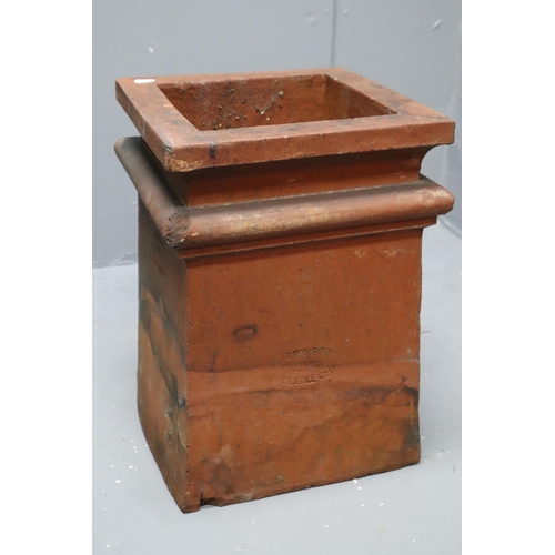 667 - Vintage Terracotta Chimney Pot (Approx. 18” x 13” x 13”)