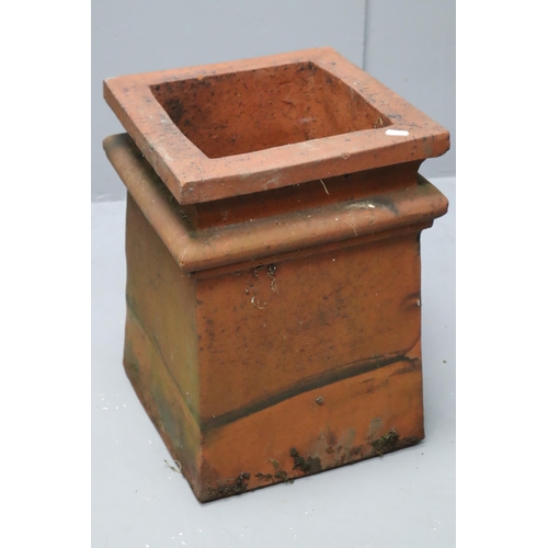 668 - Vintage Terracotta Chimney Pot (Approx. 18” x 13” x 13”)