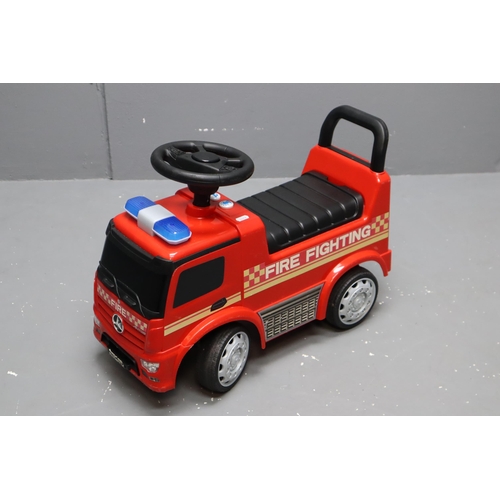 613 - Childs Sit and Ride Fire Engine