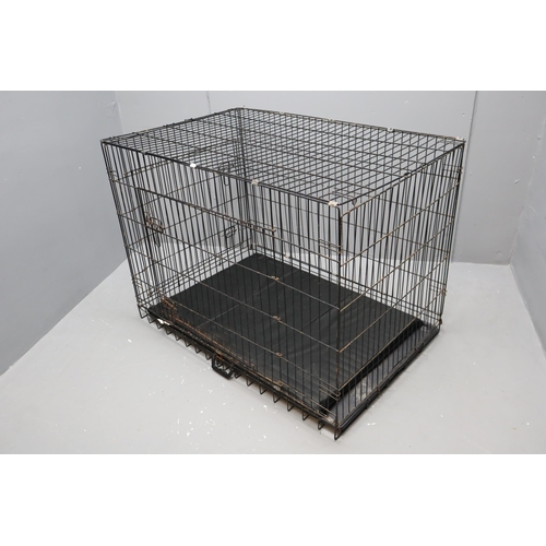 677 - Large Foldable Animal Cage Approx 42