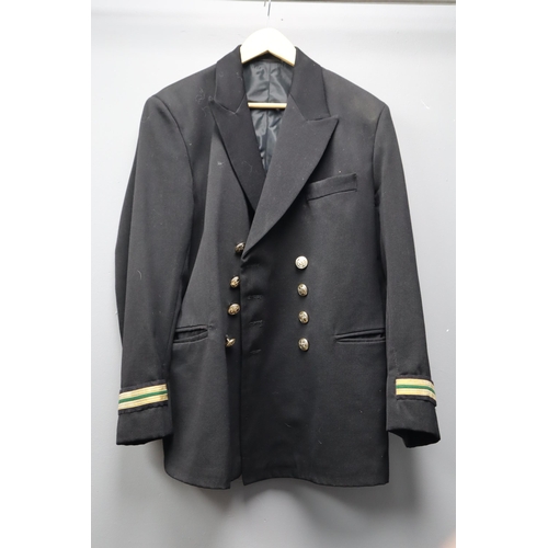 620 - Merchant Navy Wool Dress Jacket with Buttons