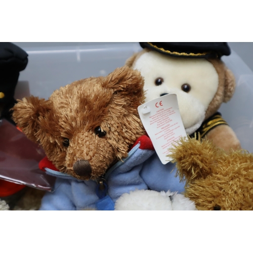 834 - Large Selection of Promotional Soft Toys, including Britannia, JMC, Russ, Biggles and More