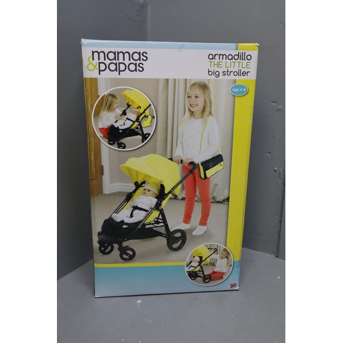 783 - Brand New Boxed Mamas & Papas Armadillo Little Big Stroller Childs Pram, with Change Bag (RRP &p... 