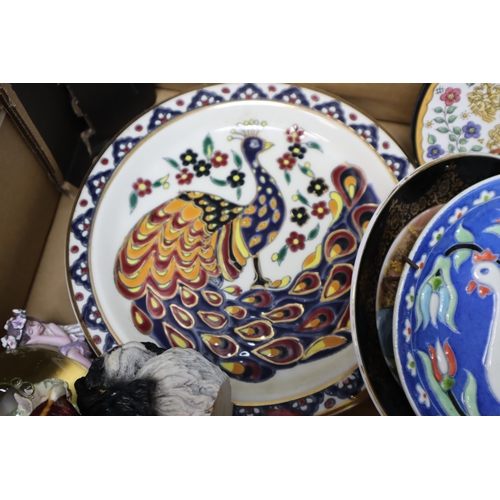 843 - Mixed Selection of items to include French K&G Luneville Cockerel Plate, Vintage John McNair Pre... 