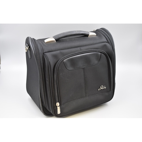 Skyway Pilot Bag ( No Shoulder Strap ) Strong and Versatile, approx 14" in Length x approx 9" in Width x approx 13" in Height