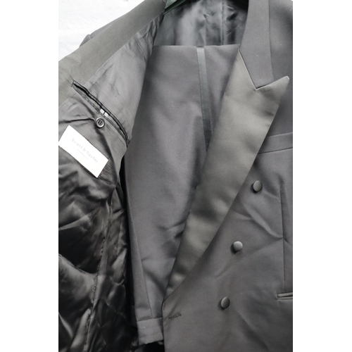 650 - Scott & Taylor Wool Mix Dinner Suit with Trousers 42&rdquo; Waist and L Size Jacket (no label)