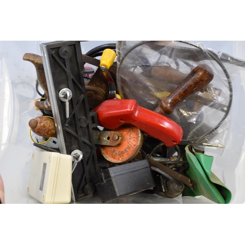 705 - Mixed Selection of Tools including Hand Drill, Saw, and Lots More