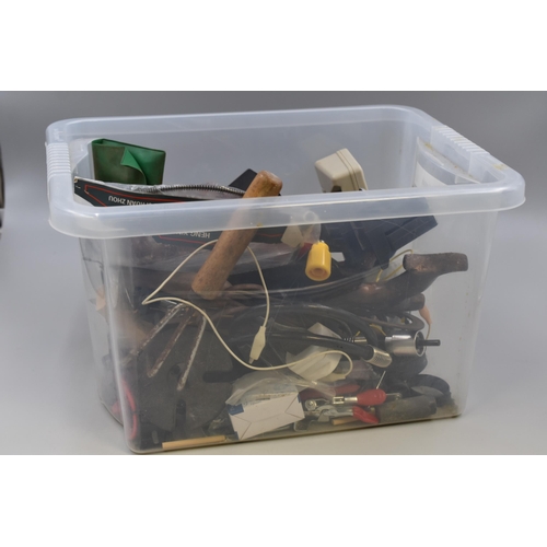 705 - Mixed Selection of Tools including Hand Drill, Saw, and Lots More