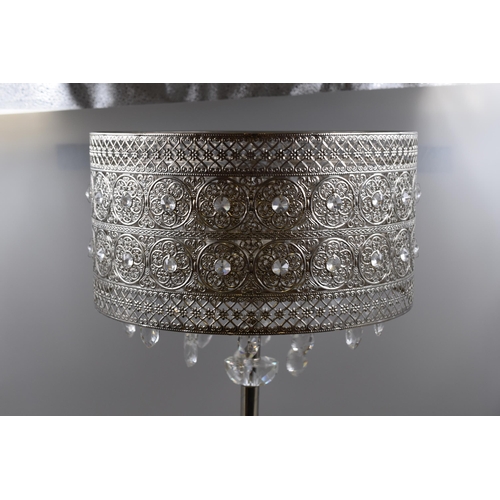 731 - Large Decorative Indian style Lamp untested no plug fitted 29