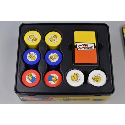 749 - Simpson’s Deluxe Poker Set in Tin