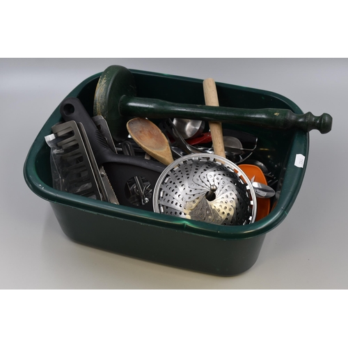 757 - Mixed Lot of Cutlery and Tools Including Nutcrackers, Corkscrew Wine Opener , Knives and More