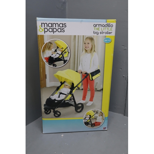 783 - Brand New Boxed Mamas & Papas Armadillo Little Big Stroller Childs Pram, with Change Bag (RRP £5... 