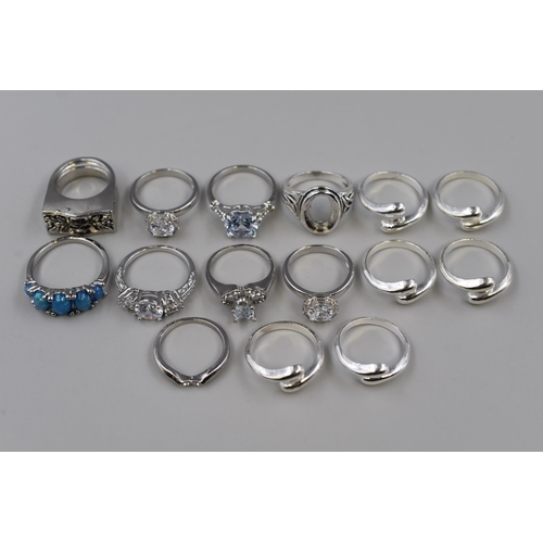 85 - Mixed Selection of Dress Rings, includes Skull Couples Ring