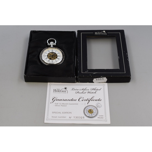 98 - The Heritage Collection Special Edition Mechanical Pocket Watch with Certificate and Box