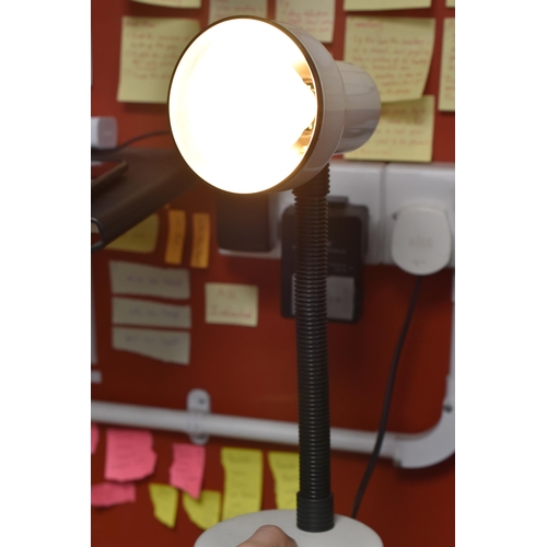 221 - Two Table Lamps with Flexible Heads and LED Bulbs (working)