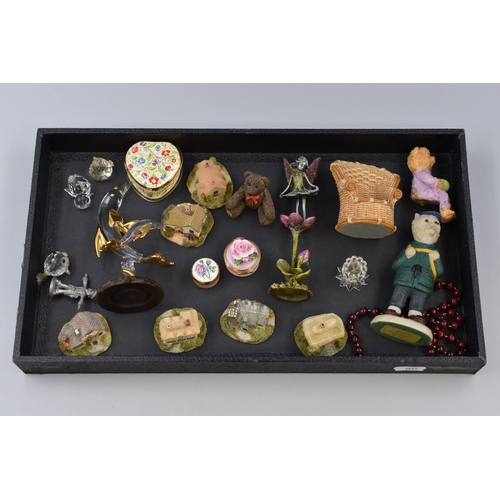 106 - Mixed Tray including Country Companion Figurine, House Figurines and More