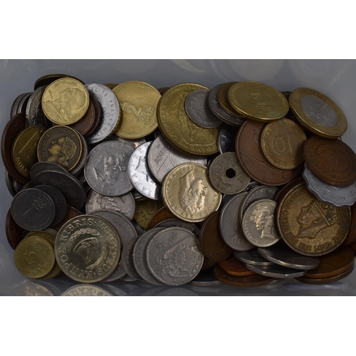 126 - Mixed selection of unsorted coinage (914 grams)