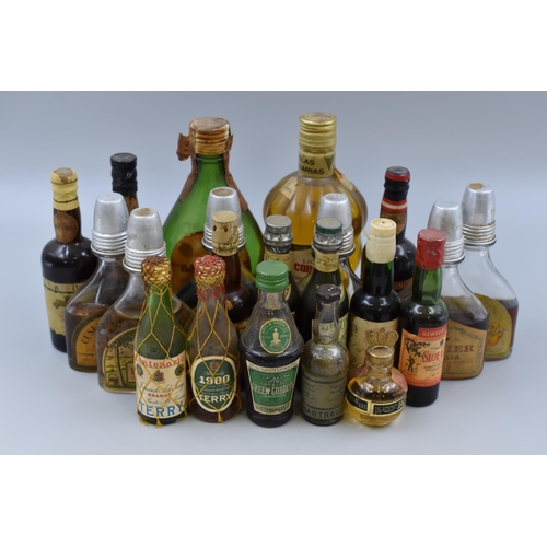Twenty One Mixed Liquors and Ports including Cobana, Grahams Port, Sloe Gin, and More