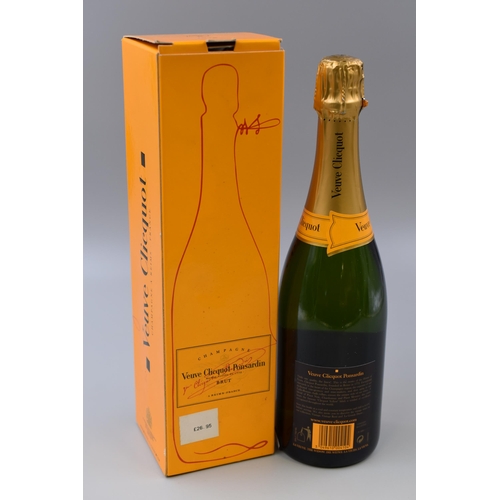 251 - Sealed and Boxed Bottle of Champagne Veuve Clicquot Ponsardin Brut 12% Vol.