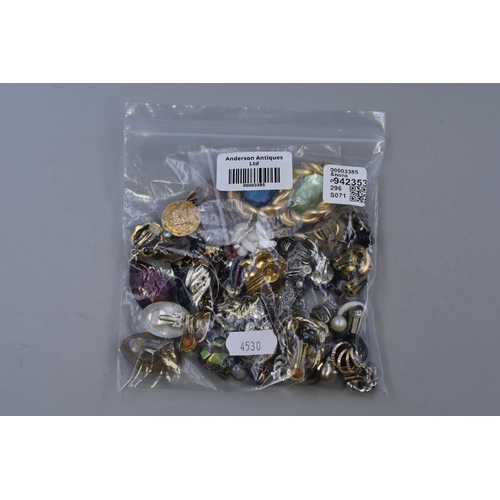 136 - Mixed Bag of Clip on Earrings