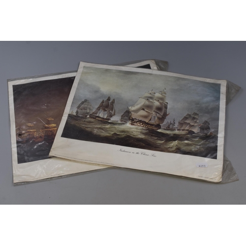 258 - Two London National Maritime Museum Prints Depicting 