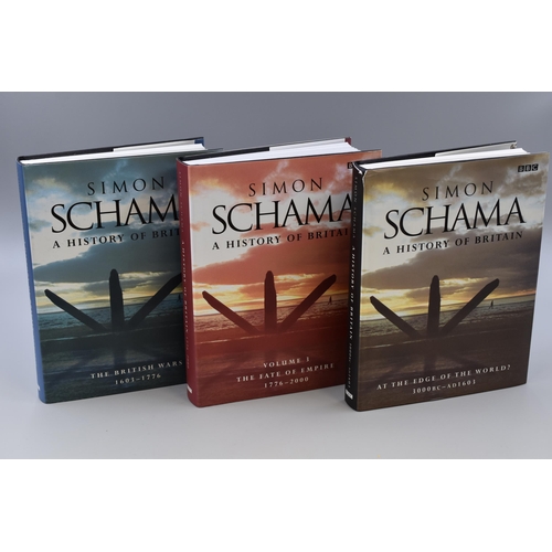 418 - Simon Schama A History of Britain AD1603 to 2000 three volumes, a BBC publication