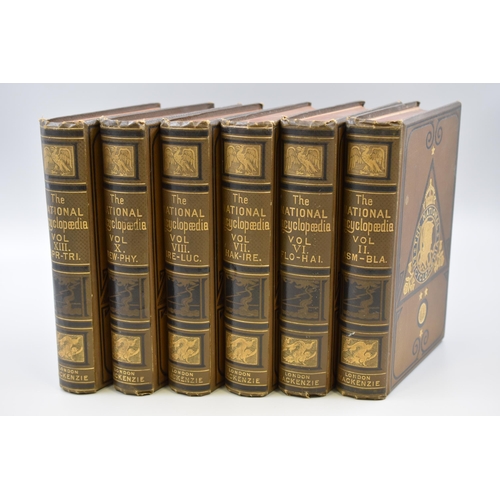 419 - Selection of London Mackenzie The National Encyclopedia Including Vol 2, 6, 7, 8, 10 and 13