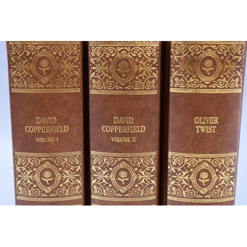 424 - Three Hardback Charles Dickens Books, Published by GE Fabbri Ltd. Includes Oliver Twist and David Co... 