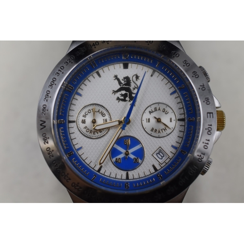 153 - Forever Scotland Gents Chronograph Watch in Box