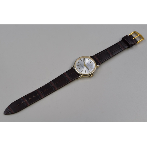 160 - Envoy Antimagnetic Mechanical Gents Watch with Leather Strap (Working)