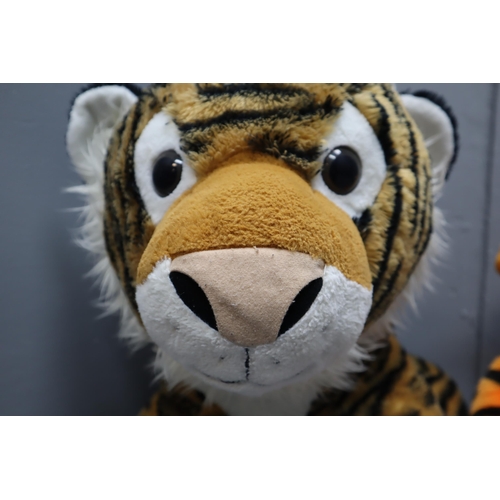 532 - Two Large Tiger Cuddly Teddy Bears to include Tigger