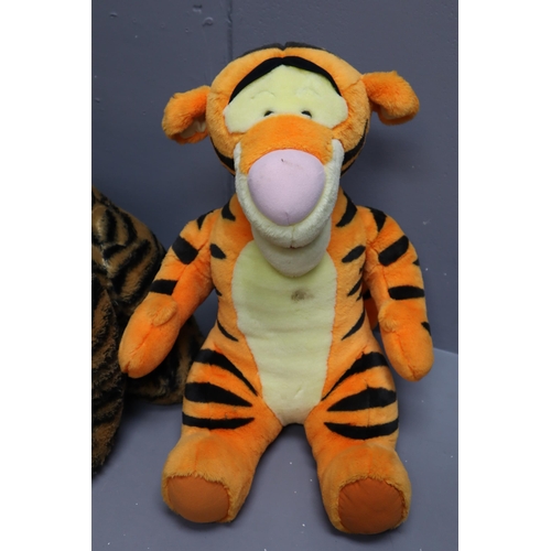 532 - Two Large Tiger Cuddly Teddy Bears to include Tigger