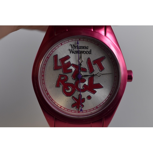 168 - New Vivienne Westwood Let it Rock Watch (Working)