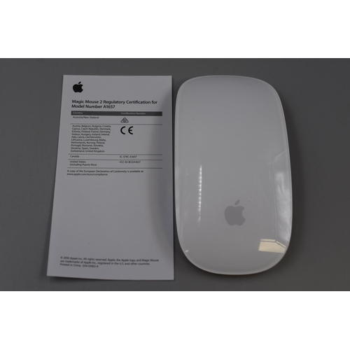 171 - A Boxed Apple Magic Mouse 2 With Paperwork. Untested