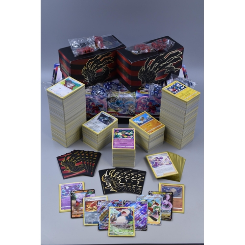 176 - Pokémon Trading Card Mixed Lot of Seven Trainer Boxes, Containing Approximately 1,500 Trading... 