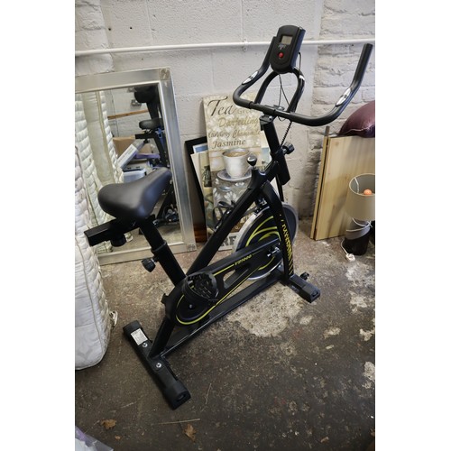 539 - Rote8 VB1000 Studio Bike with Weighted Fly Wheel with digital readout working when tested