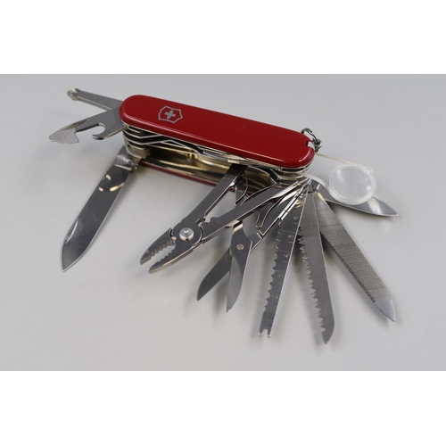 191 - A Boxed Unused Victorinox Swiss Champ (1.6795), With 33 Functions