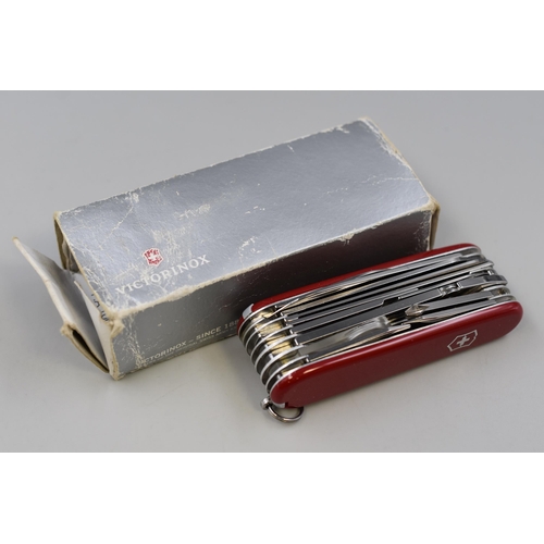 191 - A Boxed Unused Victorinox Swiss Champ (1.6795), With 33 Functions